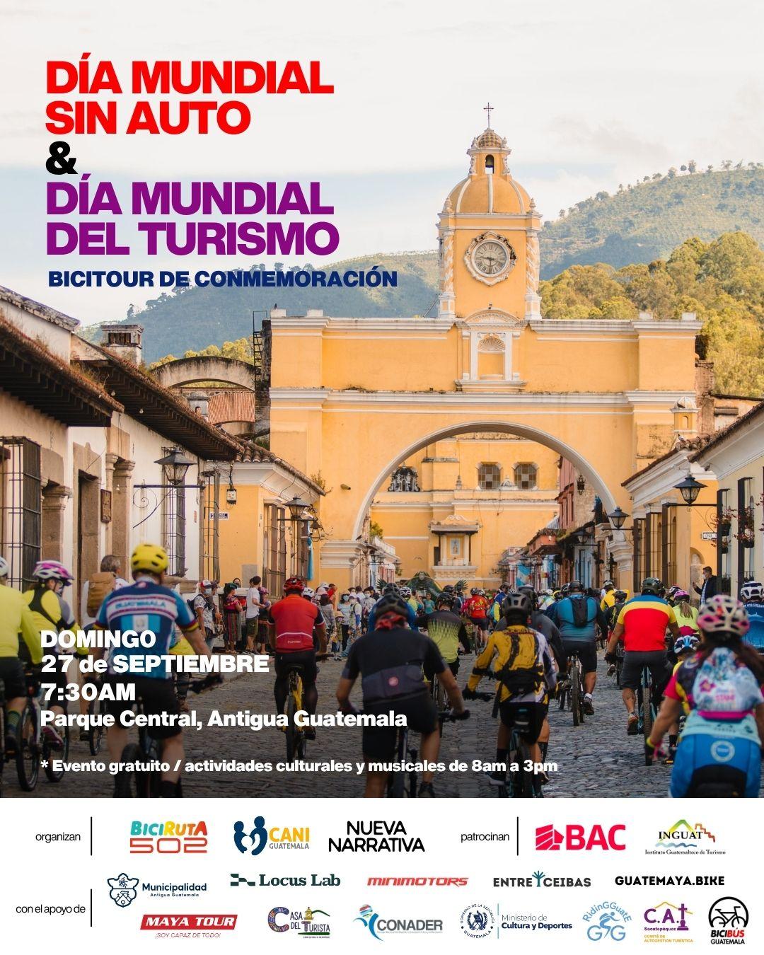 BiciTour Día Mundial sin Auto y Día Mundial del Turismo