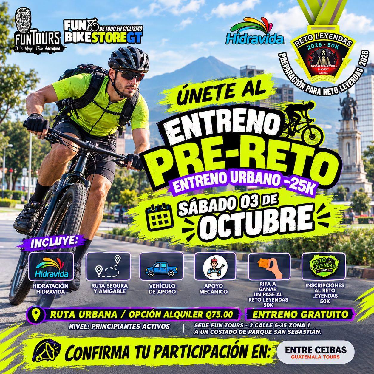 Entreno Pre-Reto Leyendas 50K - Entreno gratuito