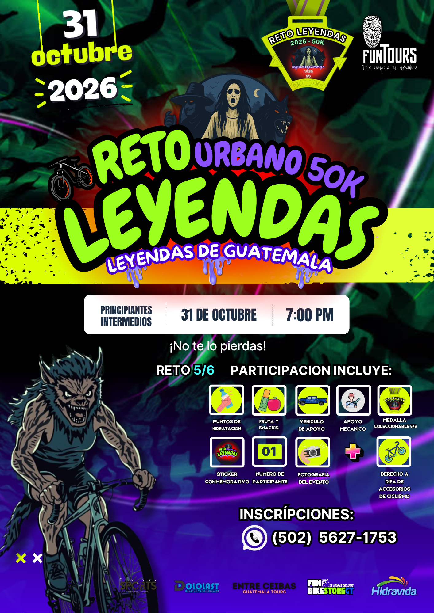 Reto Leyendas 50K Urbano - 31 de octubre